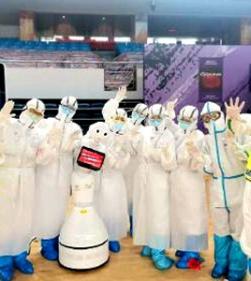 機(jī)器人+觸控一體機(jī)，助力醫(yī)療“零接觸”場(chǎng)景應(yīng)用！