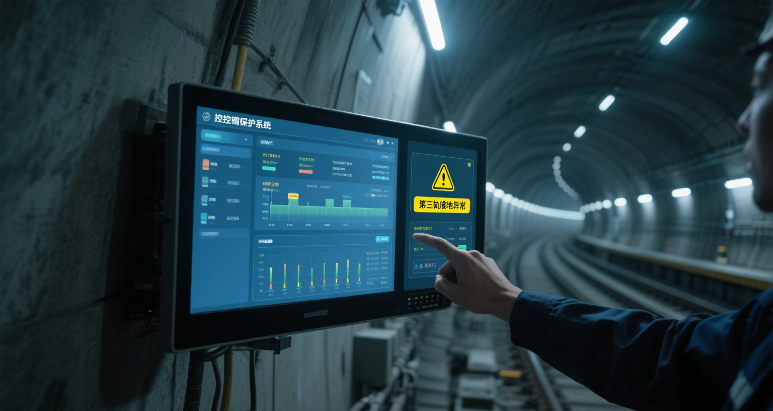 工業(yè)顯示器在地鐵可視化接地系統(tǒng)中的應用