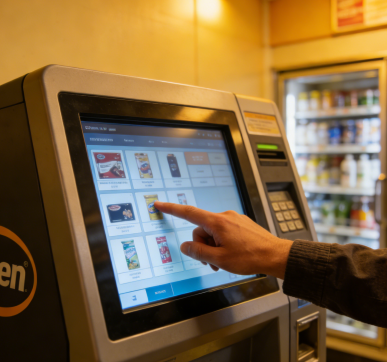 工業(yè)一體機(jī)在數(shù)碼配件售貨機(jī)中的應(yīng)用