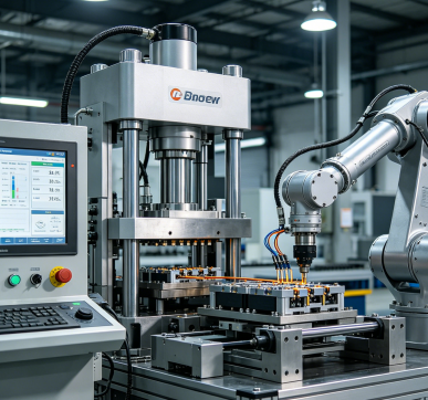 工業(yè)一體機在電堆組裝壓機中的應(yīng)用